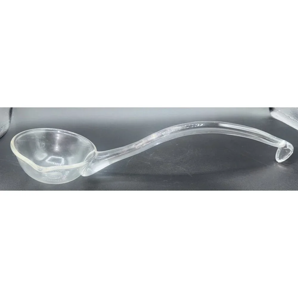 Crystal Clear Glass Punch Bowl Ladle - Picture 2 of 4